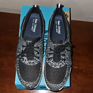 Sperry Black Sneakers Comfortable Slip-On Design